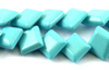 Unique Turquoise Square Beads