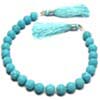 Turquoise (Reconstituted)used. 8 InchLength.