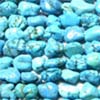 Turquoise (Reconstituted)used. 15 InchLength.