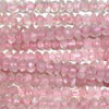 Wholesale natural faceted gem stone beads. 15 inch length. Total 100 string with natural faceted Rose quartz gem stone. Total lot value pack - $ 255 USD