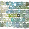 Wholesale natural faceted gem stone beads. 15 inch length. Total 50 string with natural faceted Multi tourmaline gem stone. Total lot value pack - $ 140 USD