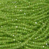 Wholesale natural faceted gem stone beads. 15 inch length. Total 100 string with natural faceted Peridot gem stone. Total lot value pack - $ 255 USD