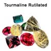 Tourmaline Rutilated Semi Precious Gemstones Lot