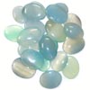 Wholesale cab lot natural Chalcedony stone. Per pc Weight 5-15 gm Approx. Total lot weight - 500 gm or 2500 ct. Total lot value pack - $ 52 USD