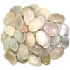 Wholesale cab lot natural River stone. Per pc Weight 5-15 gm Approx. Total lot weight - 500 gm or 2500 ct. Total lot value pack - $ 95 USD