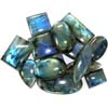 Wholesale cab lot natural Labradorite stone. Per pc Weight 5-15 gm Approx. Total lot weight - 250 gm or 1250 ct. Total lot value pack - $ 55 USD