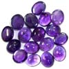 Wholesale cab lot natural Amethyst stone. Per pc Weight 5-15 gm Approx. Total lot weight - 250 gm or 1250 ct. Total lot value pack - $ 90 USD