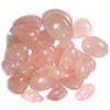 Wholesale cab lot natural Rose Quartz stone. Per pc Weight 5-15 gm Approx. Total lot weight - 500 gm or 2500 ct. Total lot value pack - $ 60 USD
